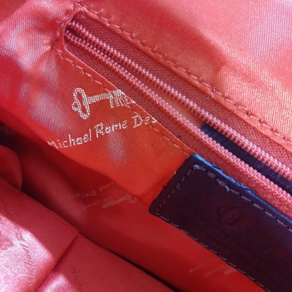 Michael Rome Italian Leather Handbag - Picture 3 of 15
